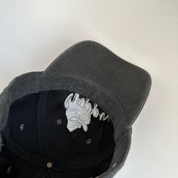 Happy Bee Dad Hat Embroidered Cap Adjustable Leather Strap Back Adams Headwear - Picture 9 of 12